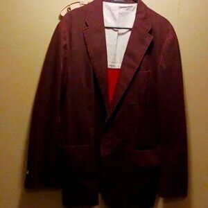 Joseph Abboud Dark Cranberry Coat